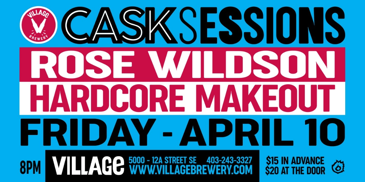 Event image for Village Brewery Cask Sessions Presents: Rose Wildson With Hardcore Makeout