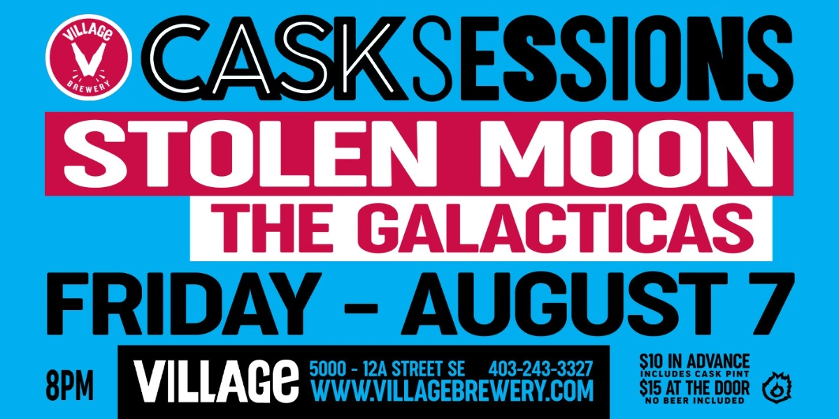 Event image for Village Brewery Cask Sessions Presents: Stolen Moon with The Galacticas