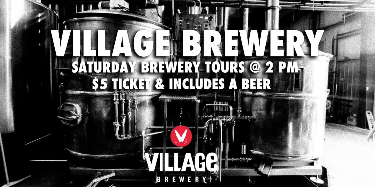 Event image for Village Brewery's Saturday Brewery Tour