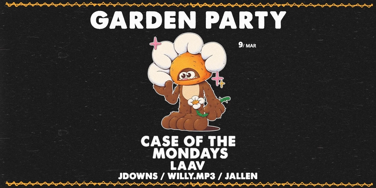 Event image for GARDEN PARTY – ROUND 5