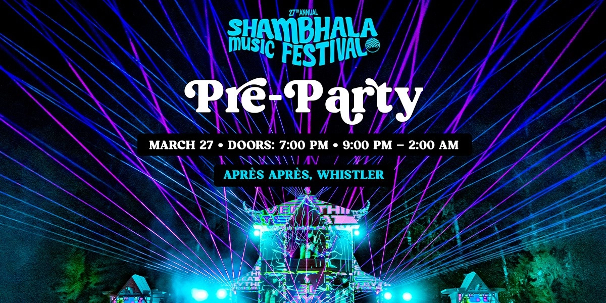Event image for SHAMBHALA MUSIC FESTIVAL PRE-PARTY