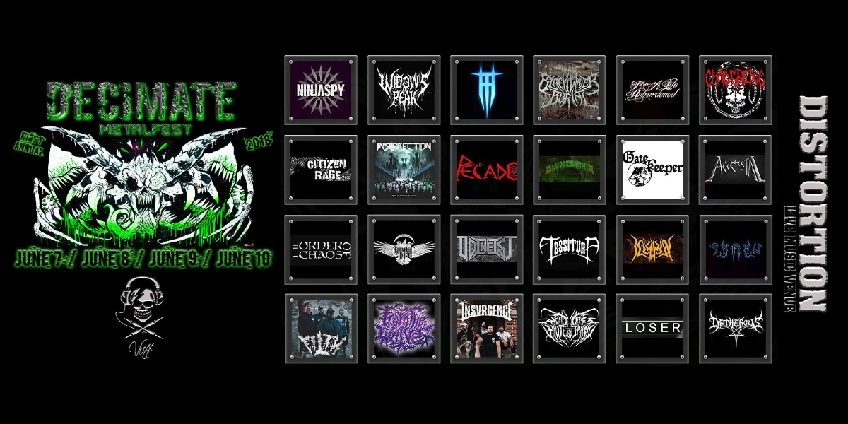 Event image for Decimate Metalfest 2018!