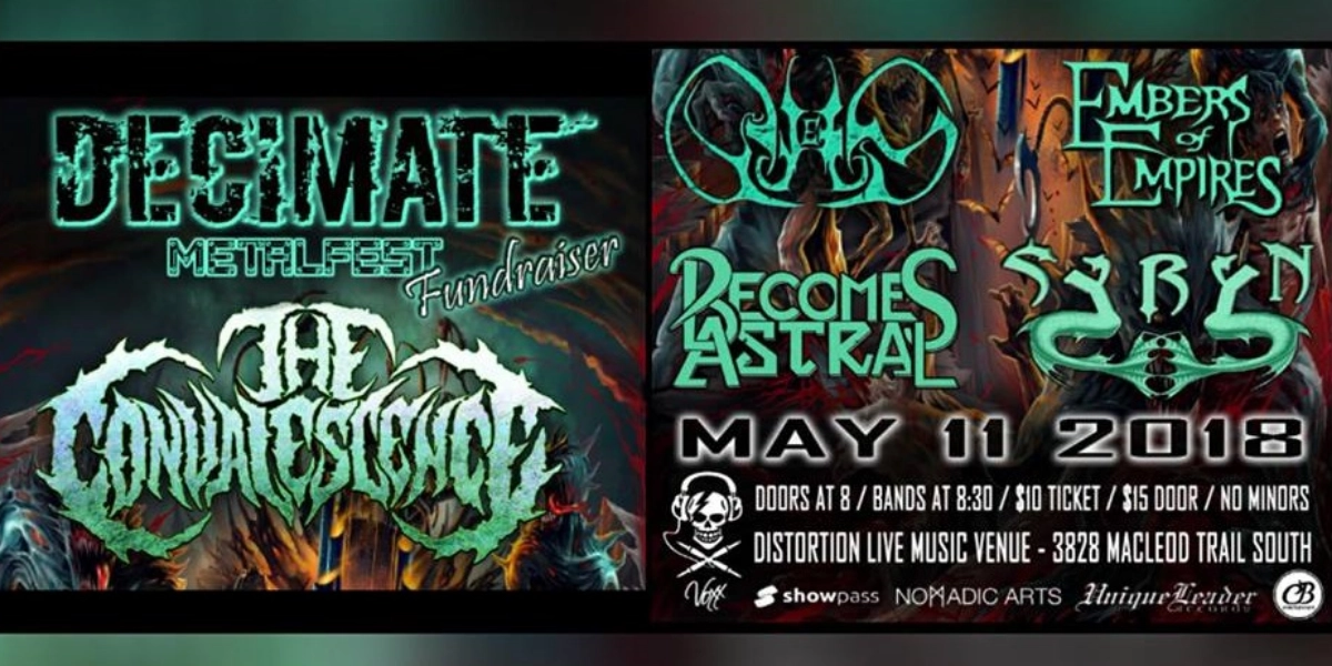Event image for DECIMATE METALFEST FUNDRAISER