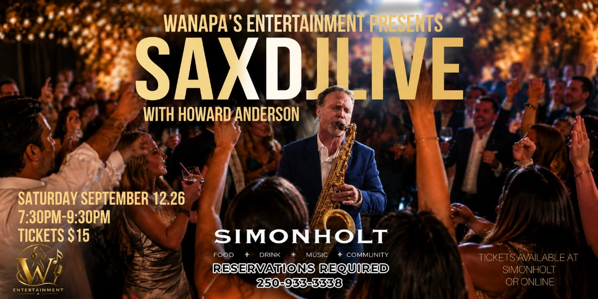 Event image for SAXDJLIVE EXPERIENCE WITH HOWARD ANDERSON AT SIMONHOLT