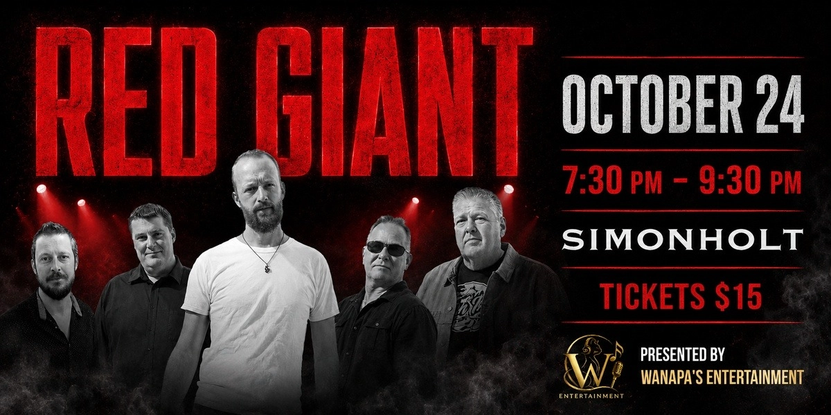 Event image for RED GIANT LIVE AT SIMONHOLT