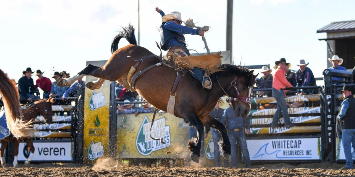 Event image for Outlaw Buckers and Oil Kings Match Bronc Riding
