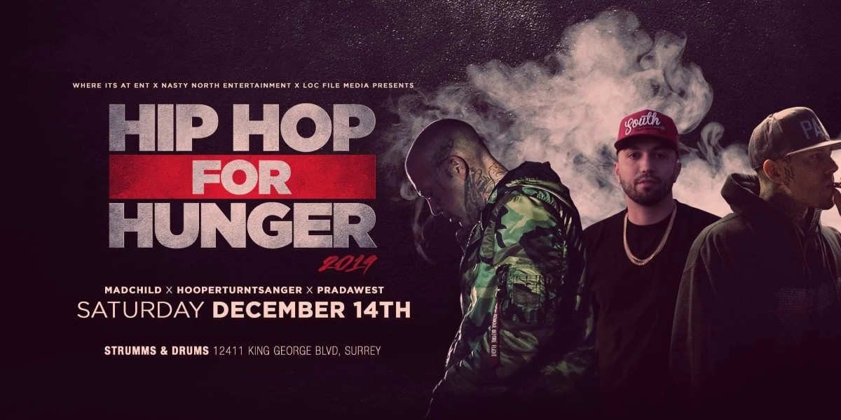 Event image for 12.14 MADCHILD HIP HOP FOR HUNGER (SURREY)