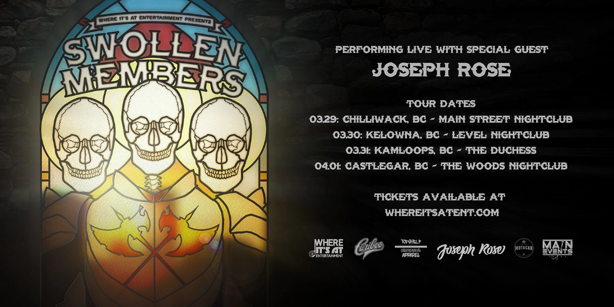Event image for SWOLLEN MEMBERS (Live) Chilliwack