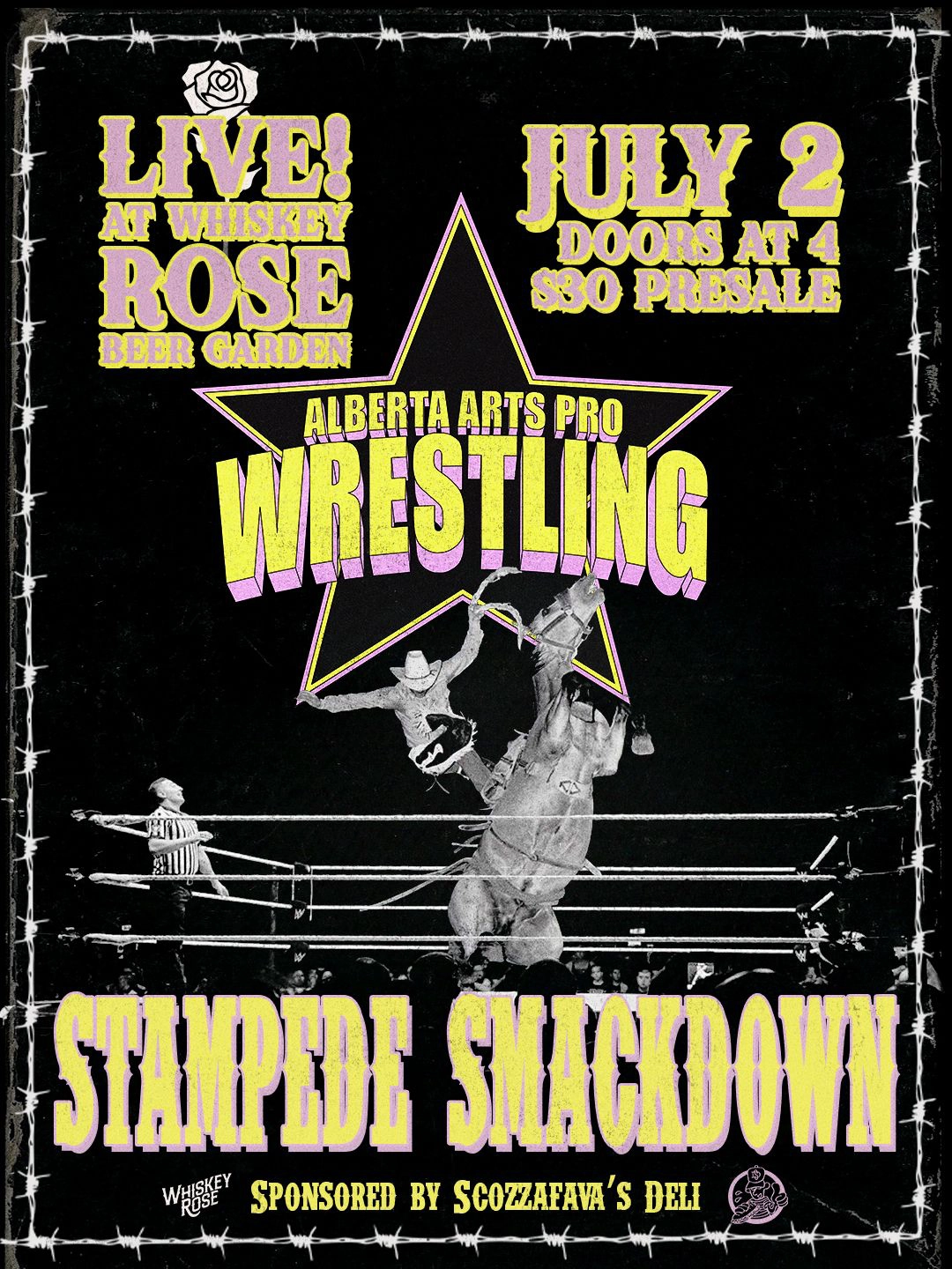 Event image for STAMPEDE SMACKDOWN - Live Pro Wrestling