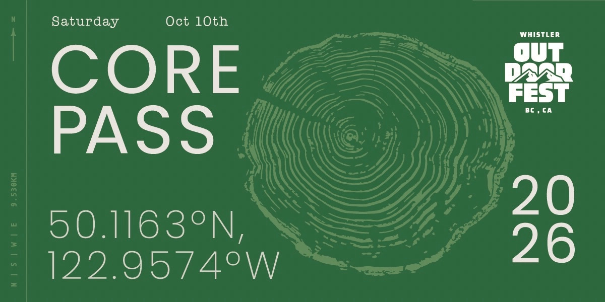 Event image for Whistler Outdoor Festival: CORE Access Pass