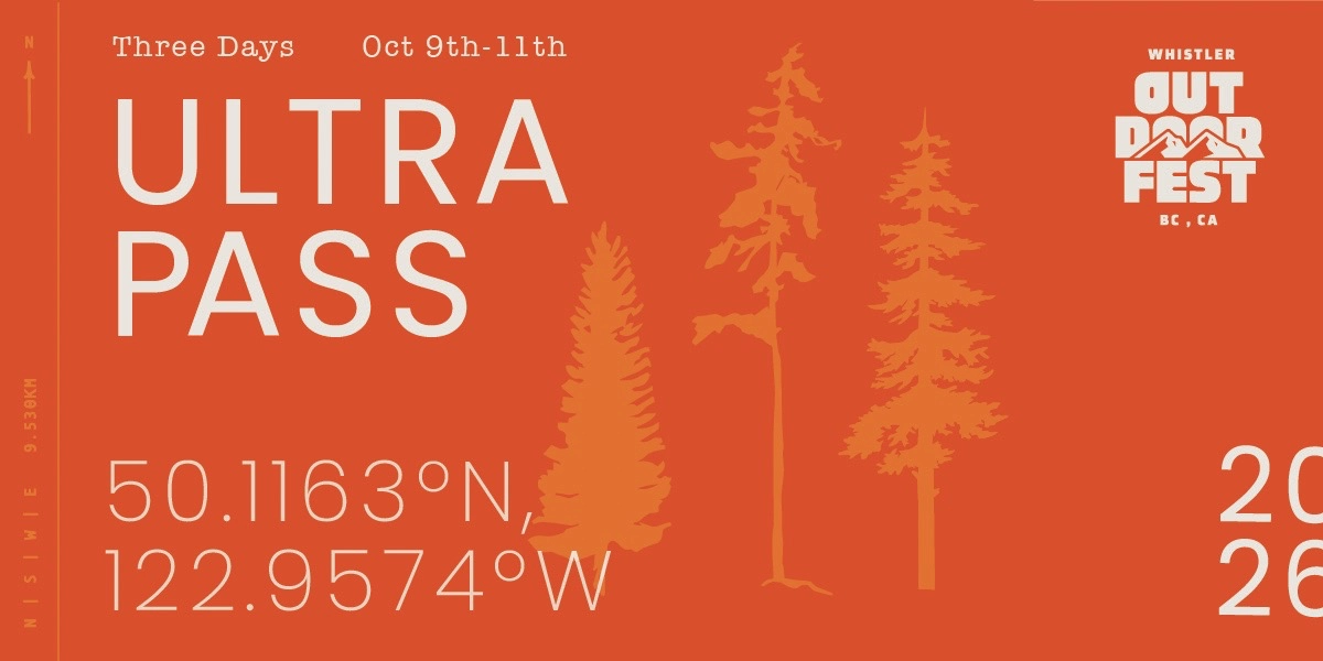 Event image for Whistler Outdoor Festival: ULTRA Access Pass
