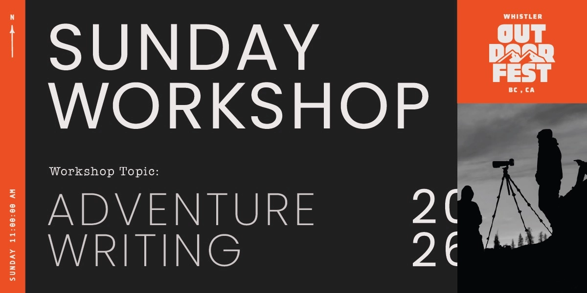 Event image for Adventure Filmmaking Workshop (Sun)