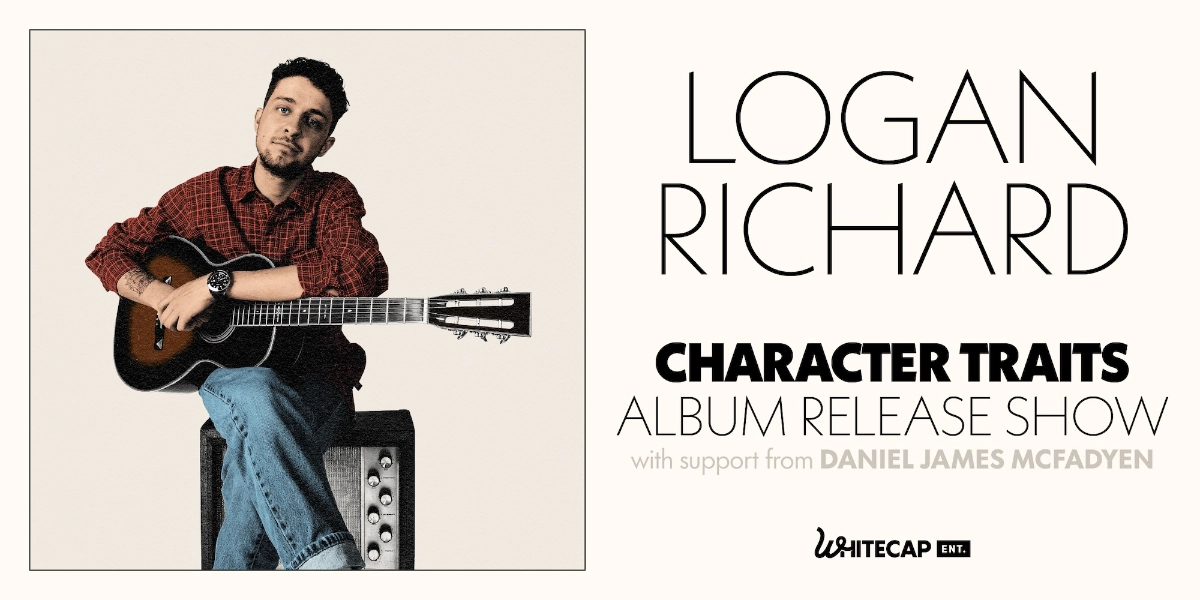 Event image for Logan Richard album release at PEI Brewing Co.