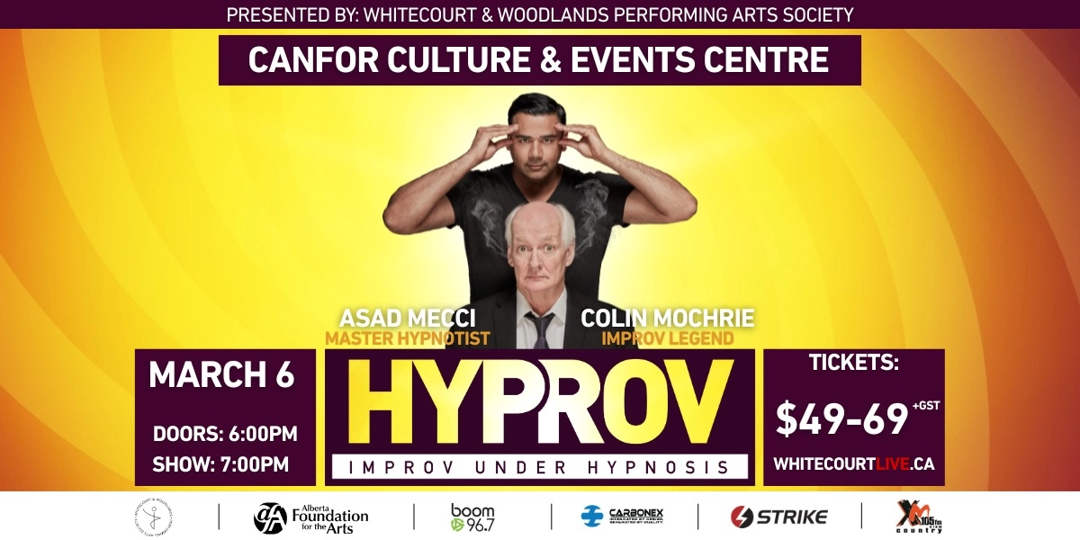 Event image for Colin Mochrie & Asad Mecci: HYPROV – Improv Under Hypnosis
