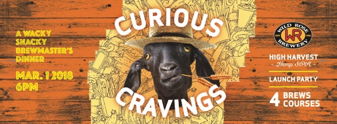 Event image for Curious Cravings Brewmasters dinner