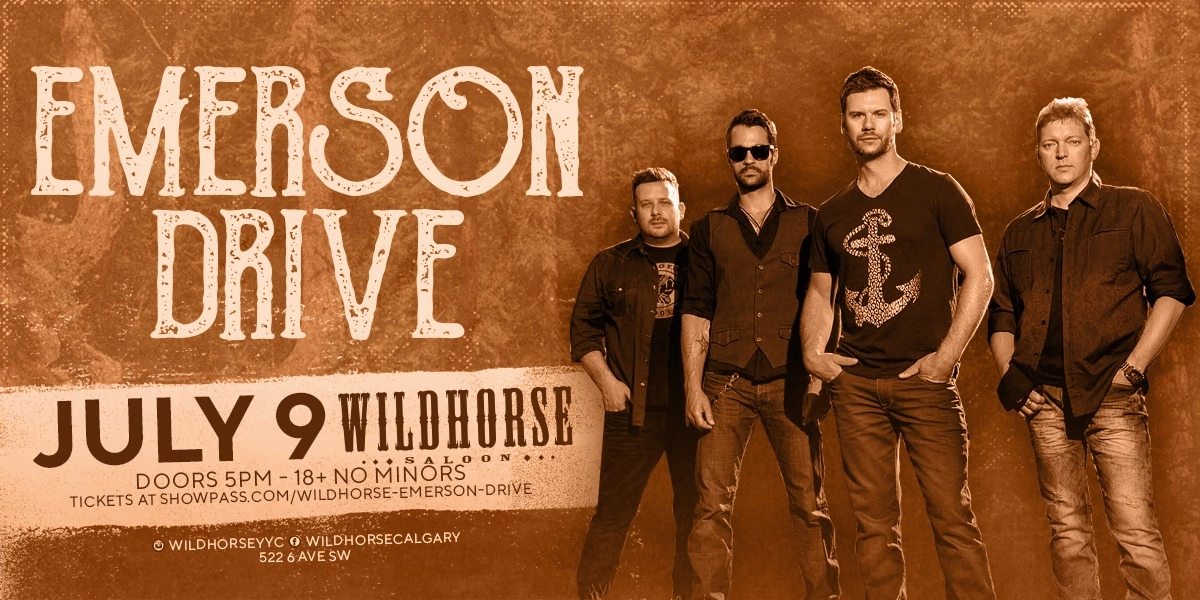 Event image for Monday, July 9th - Emerson Drive - Stampede 2018