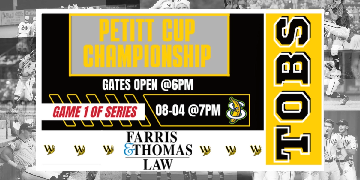 Event image for 2022 Playoff Game - Wilson Tobs vs Savannah Bananas