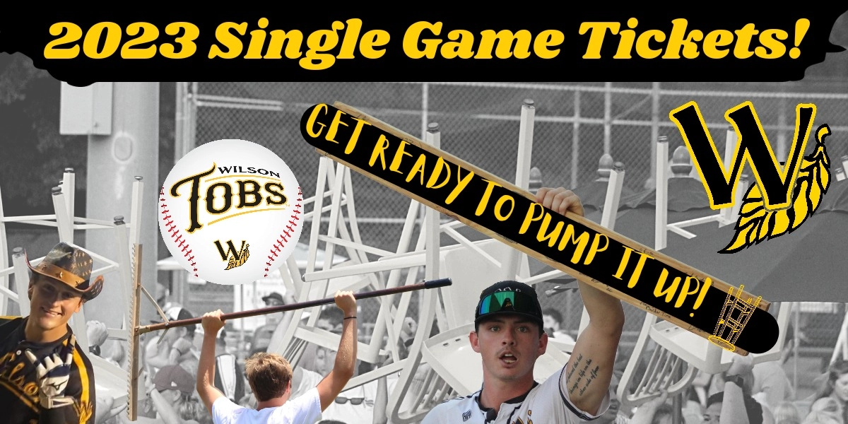 Event image for 2023 Wilson Tobs - Single Game Tickets