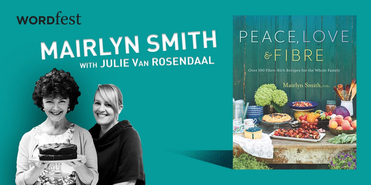 Event image for Wordfest Presents Mairlyn Smith (Peace, Love & Fibre)