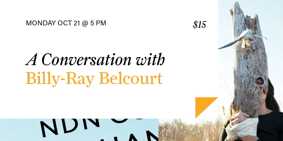 Event image for A Conversation with Billy-Ray Belcourt