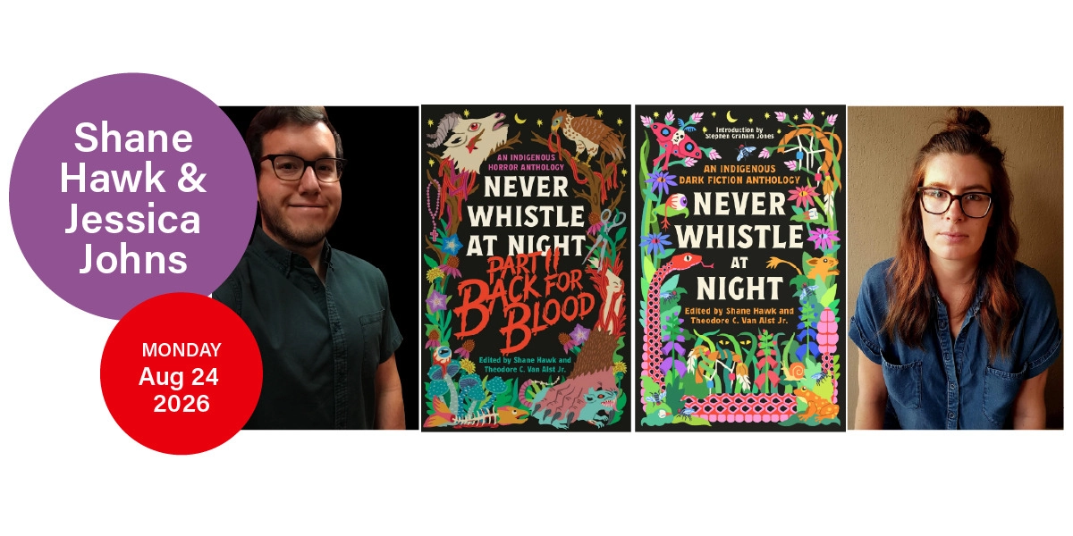 Event image for Wordfest presents Shane Hawk & Jessica Johns
