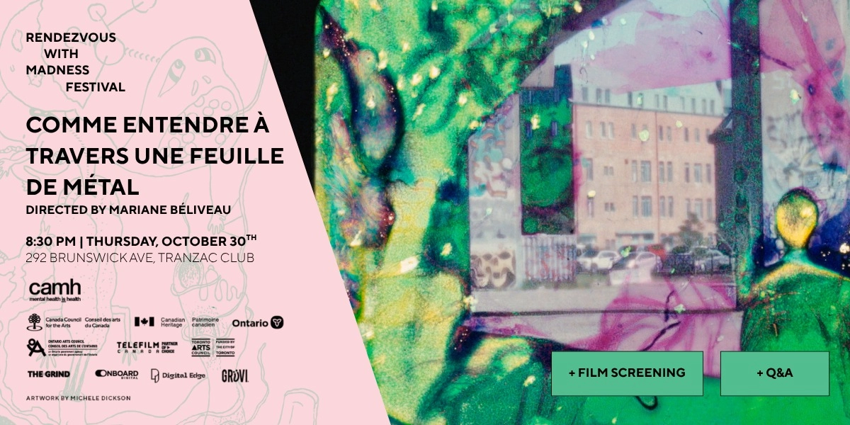 Event image for Comme entendre à travers une feuille de métal (Like hearing through sheet metal)