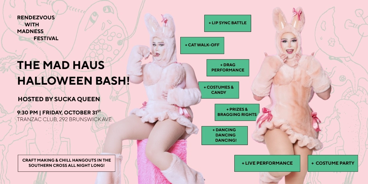 Event image for THE MAD HAUS HALLOWEEN BASH | HOSTED BY SUCKA QUEEN