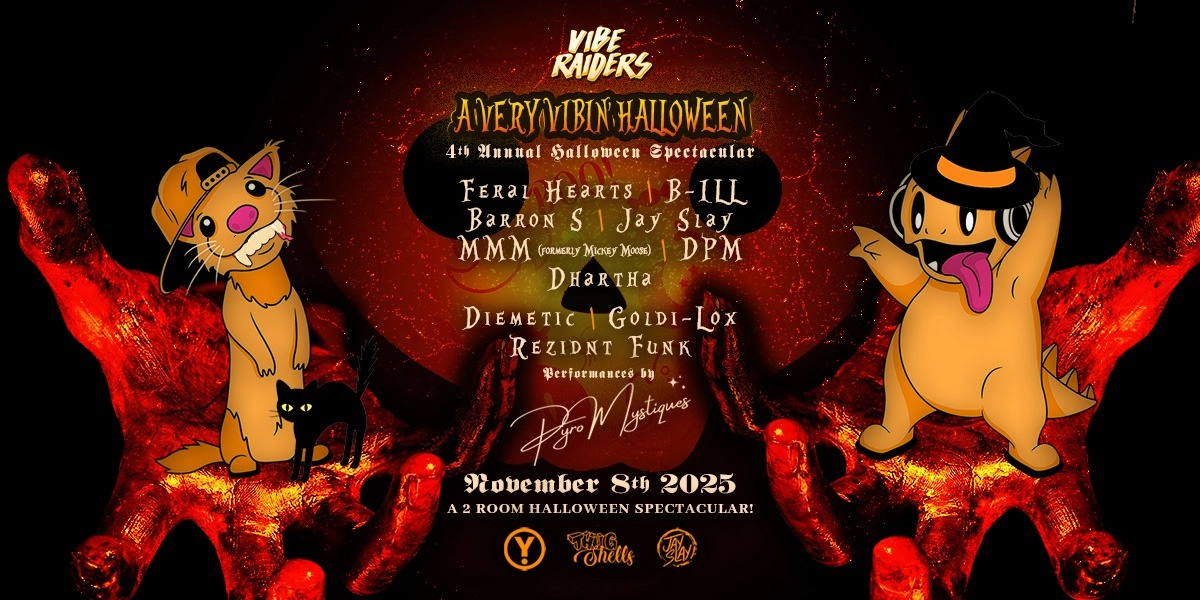 Event image for Y-Afterhours & Vibe Raiders Presents: A Very Vibin Hallowenen