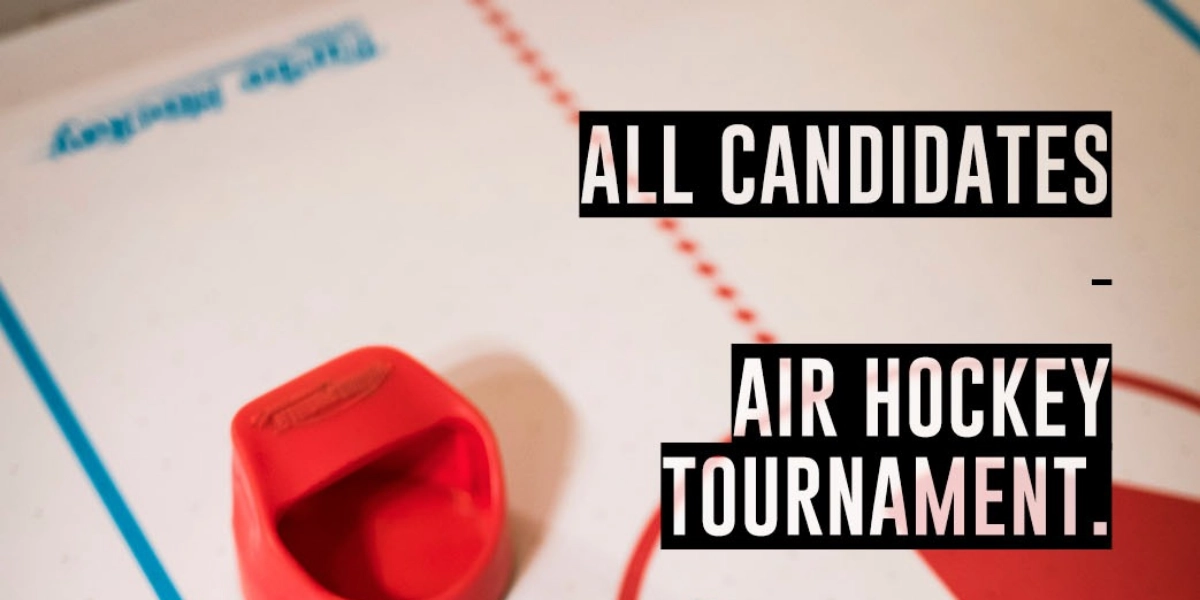 Event image for All Candidates Air Hockey Tournament. " All Office. No Politics"