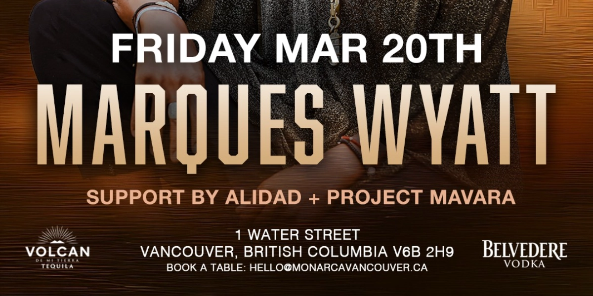Event image for LEGENDARY: MARQUES WYATT AT MONARCA SUPPERCLUB