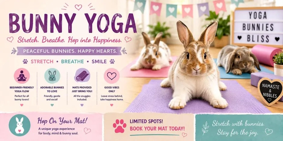 Event image for Bunny Yoga in Mississauga
