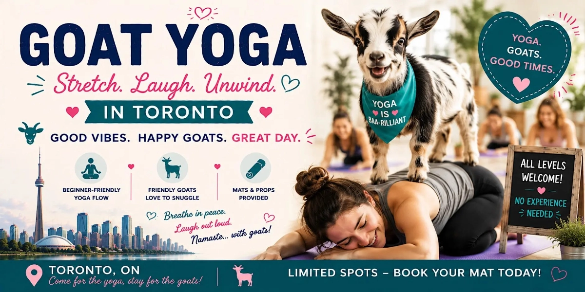 Event image for Goat Yoga in Toronto