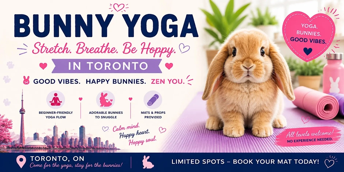 Event image for Bunny Yoga in Toronto