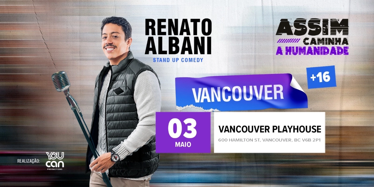 Event image for RENATO ALBANI - ASSIM CAMINHA A HUMANIDADE