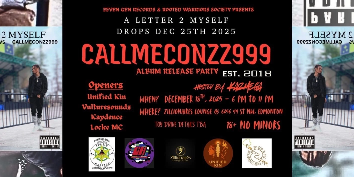 Event image for Callmeconzz999 - A Letter 2 Myself - ALBUM RELEASE PARTY